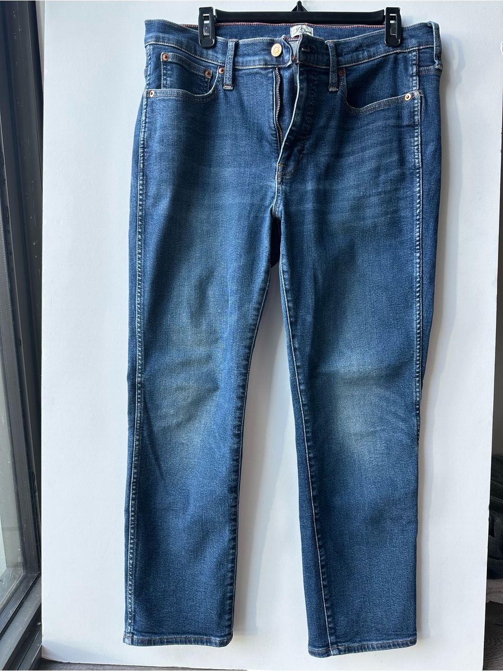 J. Crew Jeans Women’s Size 31 Midnight Blue Straight-Leg Jeans
